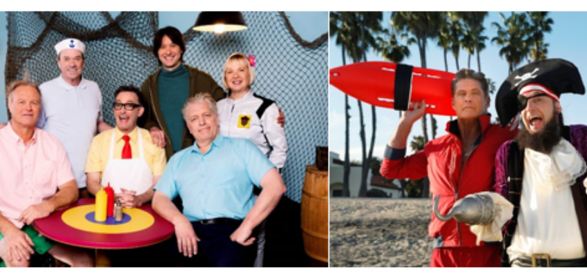 Nickelodeon Reveals First Look at SpongeBob SquarePants’ Voice Cast as Human Versions of Their Characters in SpongeBob SquarePants, “SpongeBob’s Big Birthday Blowout” Mixed Live-Action/Animated Special image