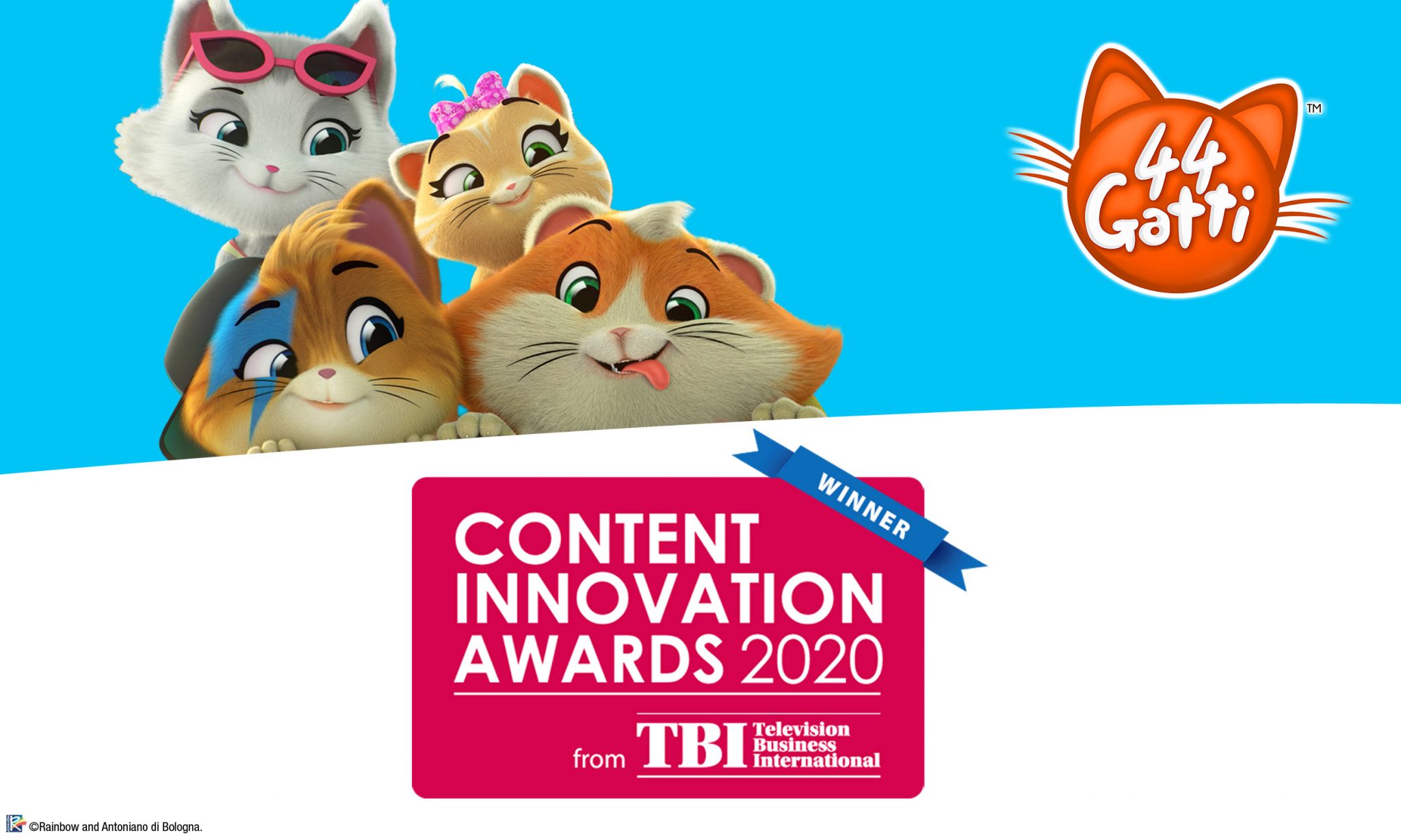44 Cats triumph at TBI Content Innovation Awards 2020 image