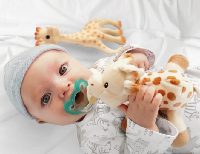 Sophie la girafe® Partners with the World-Renowned Brand RaZbaby to Create a New Licensed Product! image