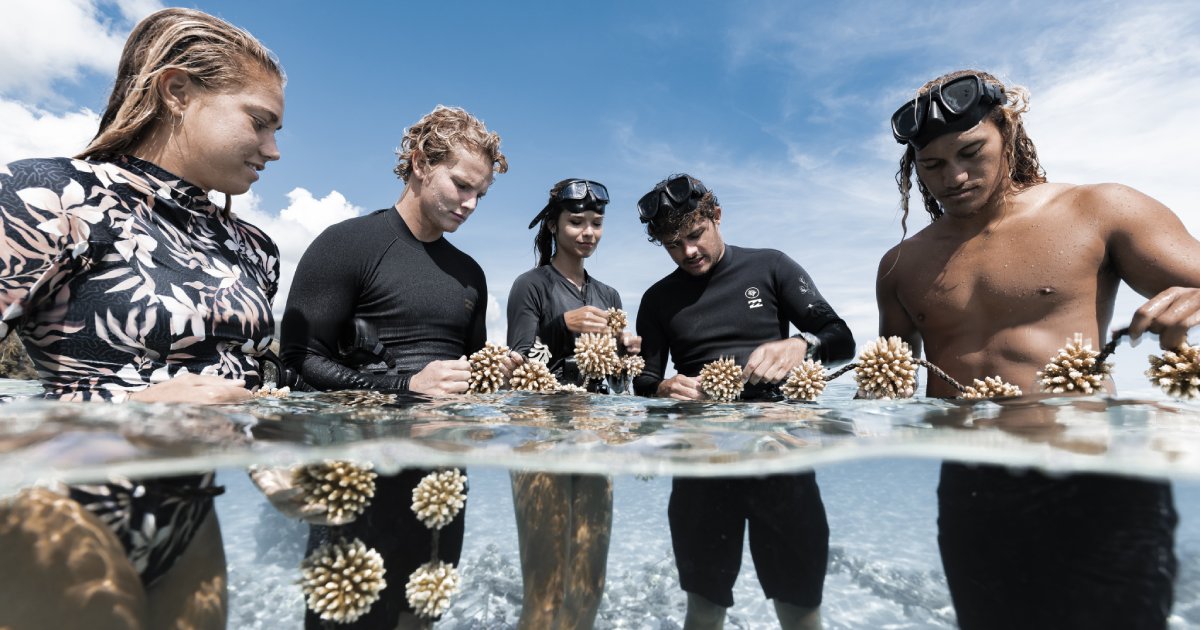 Billabong Partners with Coral Gardeners to Launch New Collection that Supports Reef Restoration image