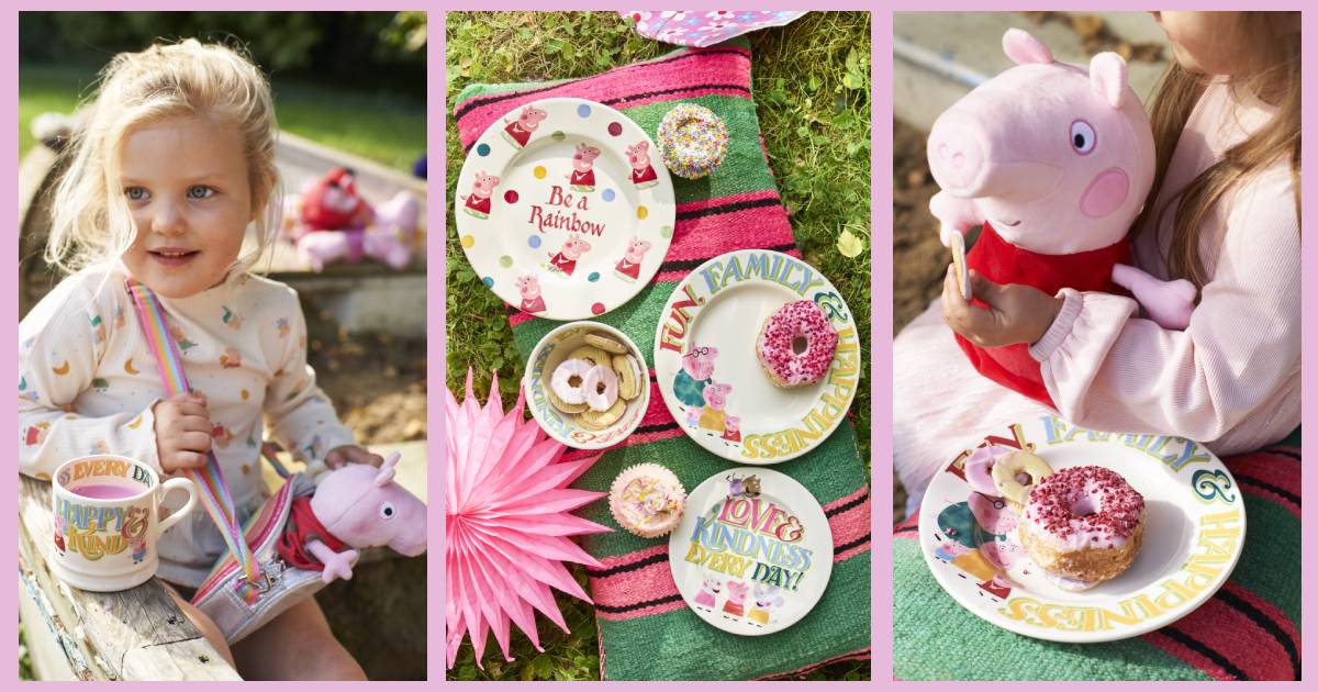Hasbro and Emma Bridgewater Celebrate 20 Years of Peppa Pig image