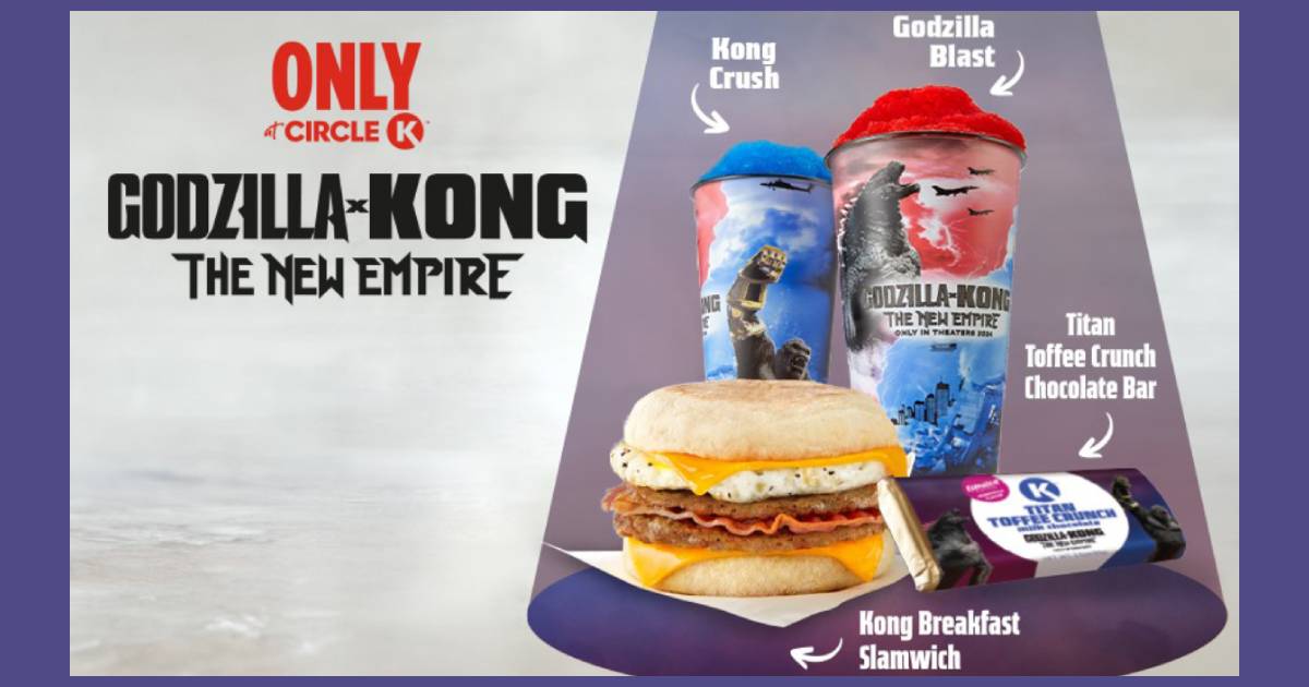 Circle K, Warner Bros. and Legendary Pictures Team Up to Bring Godzilla x Kong: The New Empire to Life with Limited-Edition Lineup image