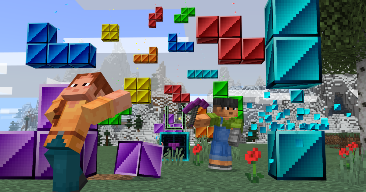Tetris® Brand Celebrates 40 Years with a Blockbuster Lineup of New Announcements, Including Minecraft and More image
